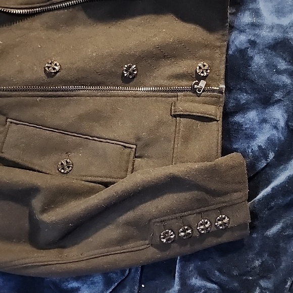 Affliction Men's 2XL Skull Peacoat - Picture 5 of 16